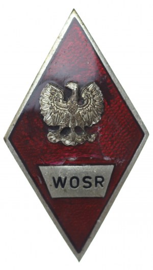 Poland, Badge of Wyższa Oficerska Szkola Radiotechniczna Im Kpt. Sylwestr Bartosiak
