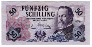 Austria, 50 schilling 1962