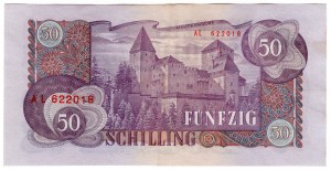 Austria, 50 scellini 1962