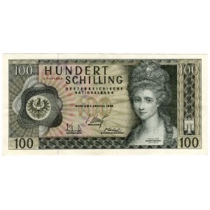 Austria, 100 schilling 1969