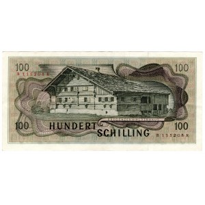 Austria, 100 schilling 1969