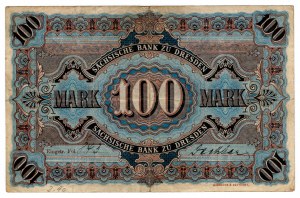 Germania, 100 marchi 1911, Dresda