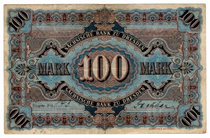 Niemcy, 100 marek 1911, Drezno