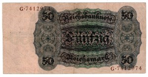Allemagne, 50 reichsmark 1924