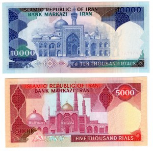 Iran, (5000, 10000) rials 1981 - set of 2 pieces