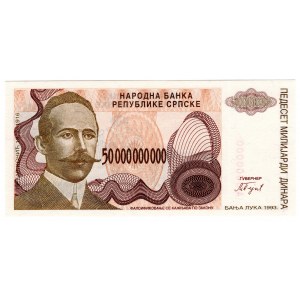 Bośnia i Hercegowina, 50 miliardów dinarów 1993