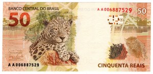 Brasilien, 50 Reais 2010