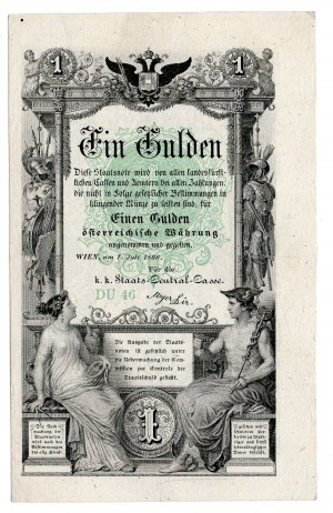 Österreich, 1 Gulden 1866 - sehr schön