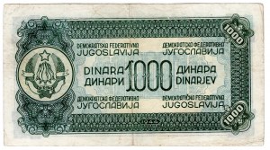 Yougoslavie, 1 000 dinars 1944