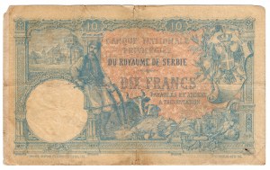 Serbia, 10 dinara 1893