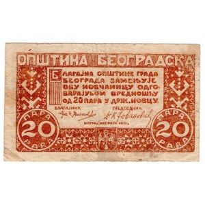Jugosławia, 20 para 1919