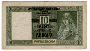 Srbsko, 10 dinárů 1941
