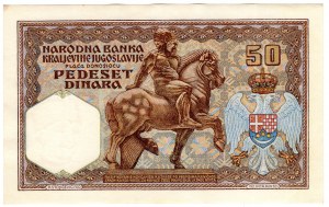 Yougoslavie, 50 dinars 1931