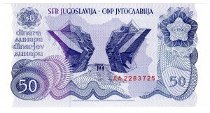 Jugoslávie, 50 dinárů 1990