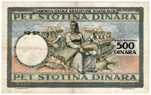 Juhoslávia, 500 dinárov 1935
