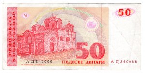 Makedonie, 50 denárů 1993