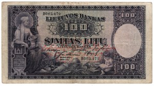 Litva, 100 litas 1928