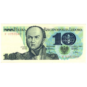 Polska, PRL, 10 złotych 1982, seria R