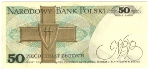 Pologne, PRL, 50 zloty 1975, série AH