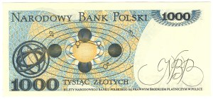 Poľsko, PRL, 1000 zlotých 1982, séria FG