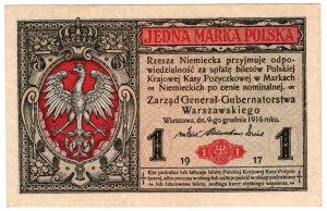 Polen, 1 Polnische Mark 1916, Allgemein, Serie B