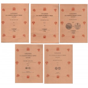 Katalog medali i monet polskich, E. Hutten-Czapski, reprint (5szt)