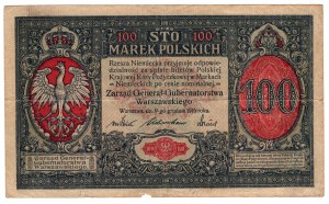 Polska, 100 marek polskich 1916, Generał, seria A