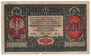 Polen, 100 polnische Mark 1916, Allgemein, Serie A