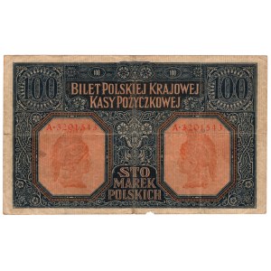 Polska, 100 marek polskich 1916, Generał, seria A