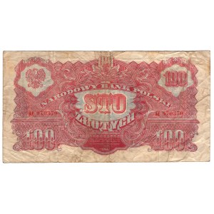 Polska, 100 złotych 1944 - ...obowiązkowy,, seria AE