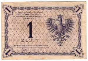 Poľsko, 1 zlotý 1919 S.67 H