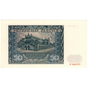 Polska, 50 złotych 1941, seria D