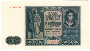 Polsko, 50 zlotých 1941, série D