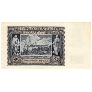 Polska, 20 złotych 1940, seria O