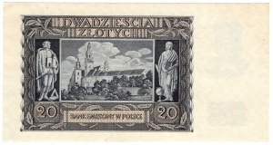 Poľsko, 20 zlotých 1940, séria O