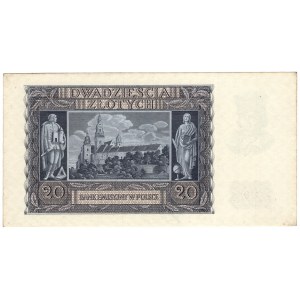 Polska, 20 złotych 1940, seria H