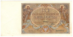Polonia, 10 zloty 1929, serie FŁ