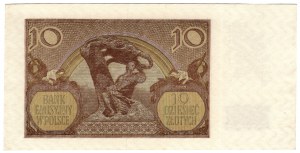 Pologne, 10 zloty 1940, série J