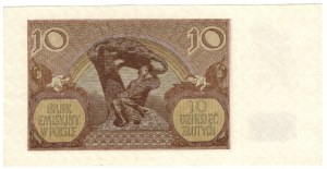 Pologne, 10 zlotys 1940, série H