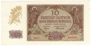 Polsko, 10 zlotých 1940, série J