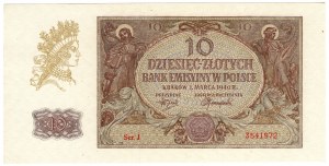 Polska, 10 złotych 1940, seria J