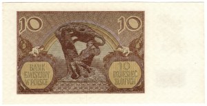 Pologne, 10 zloty 1940, série J