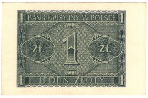Pologne, 1 zloty 1941, série BB