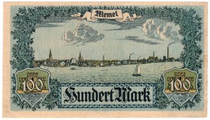 Lituania, Memel (Klaipeda), 100 marchi 1922