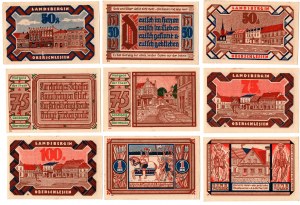 Gorzow Slaski (Landsberg O.S.) - set of 9 pieces