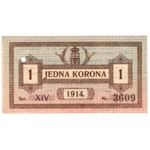 Lwów, 1 korona 1914, seria XIV