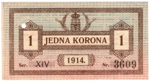 Lwów, 1 korona 1914, seria XIV