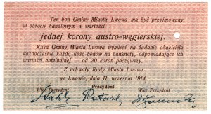 Lwów, 1 korona 1914, seria XIV