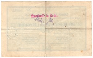 Rakousko, 20 korun 1918, série 1, nízké číslo 0021