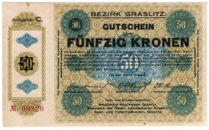 Rakúsko, 50 korún 1918